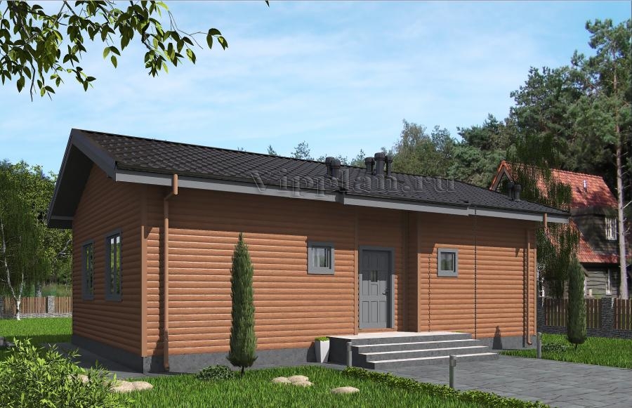 Одноэтажный жилой дом